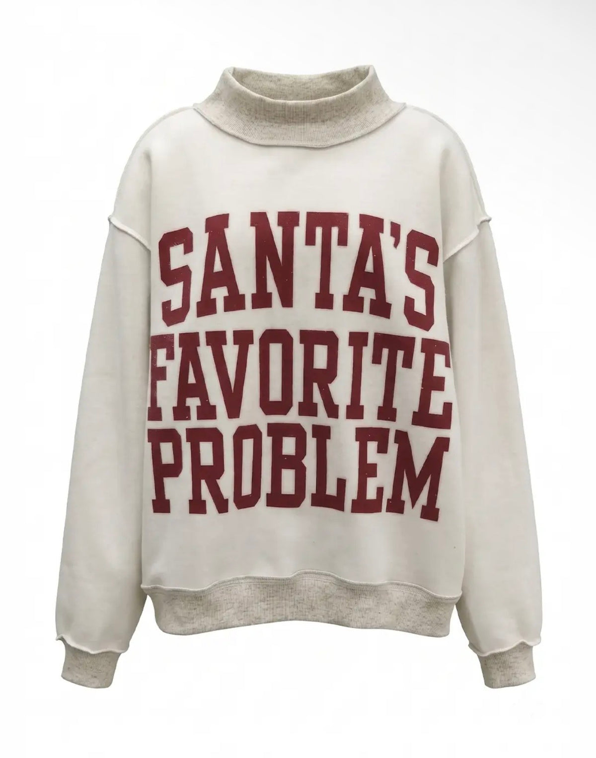Santa's Favorite Reversible Mockneck