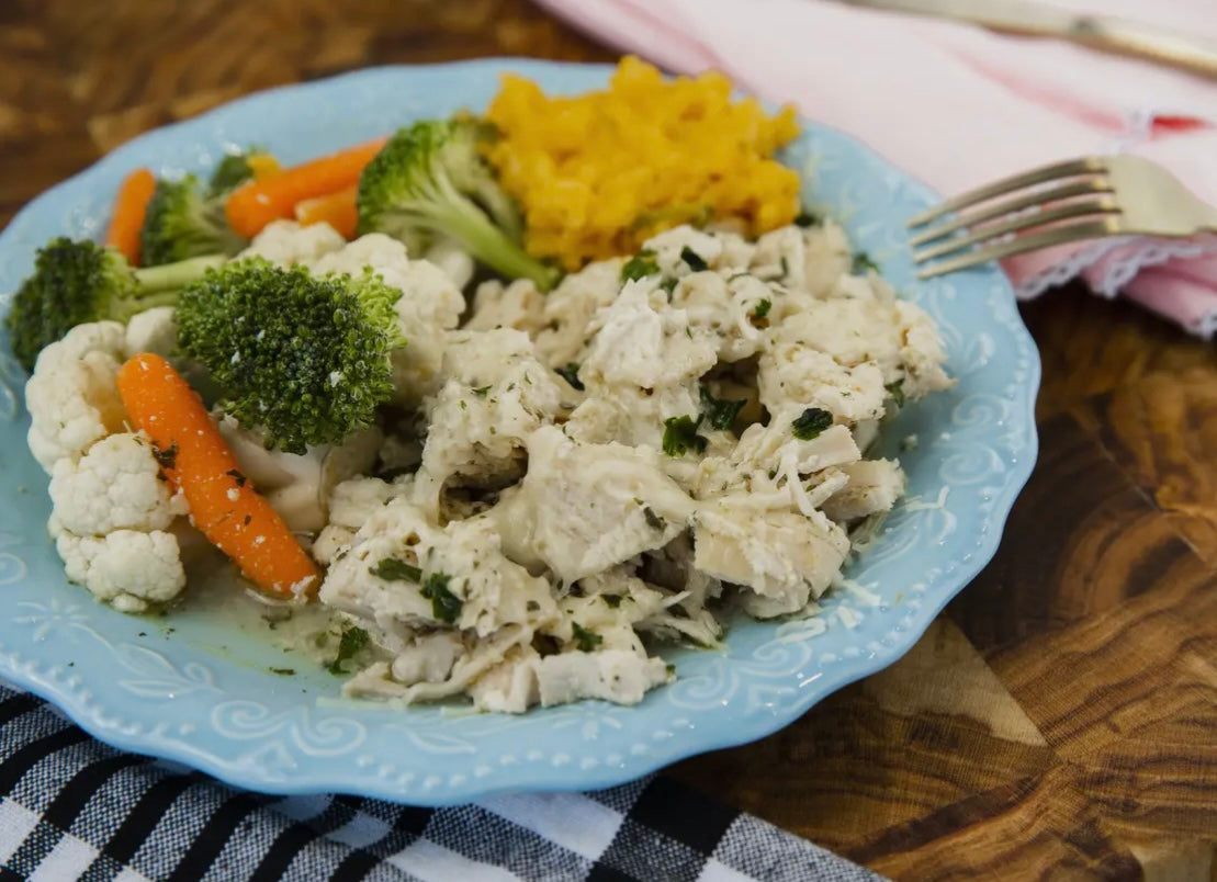 Crockstar Garlic Mozarella Chicken