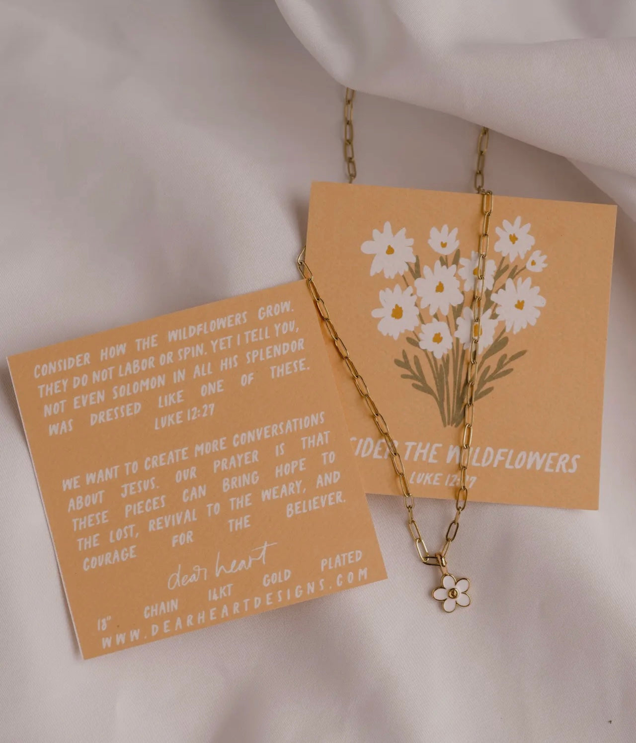 Consider the Wildflowers Charm Necklace