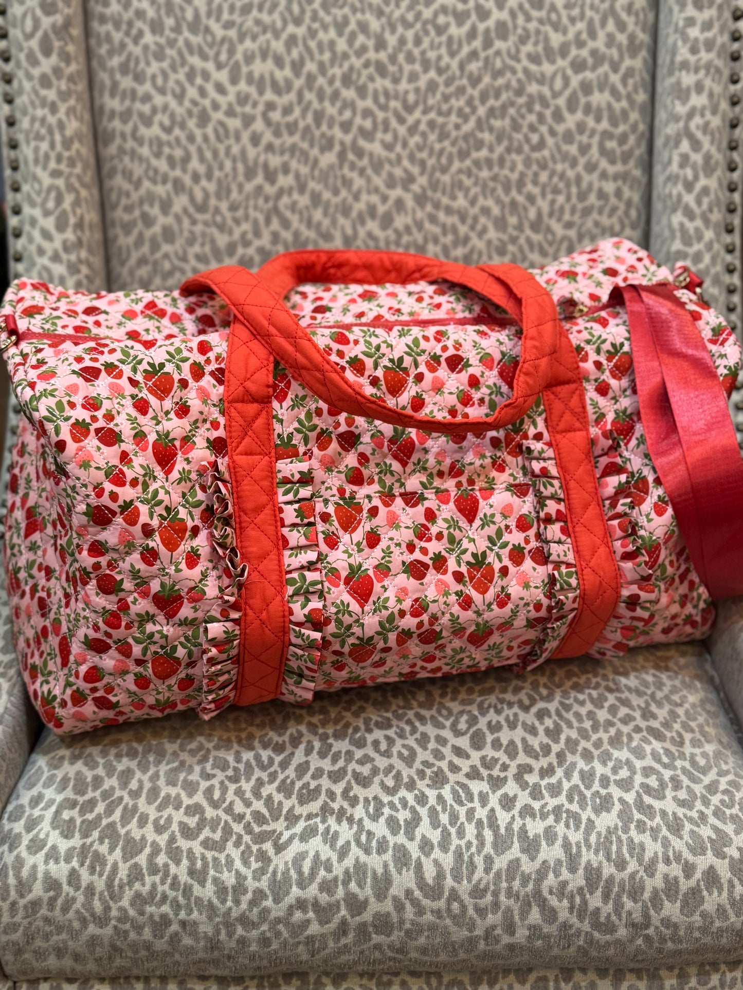 On the Go Quilted Weekender
