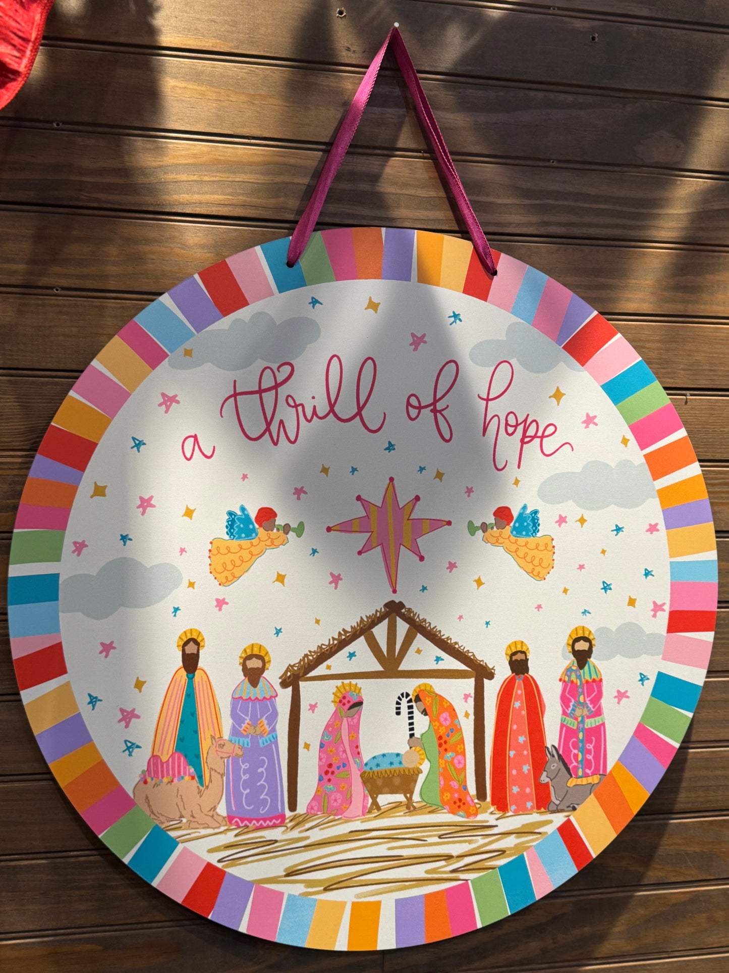 A Thrill of Hope Door Hanger