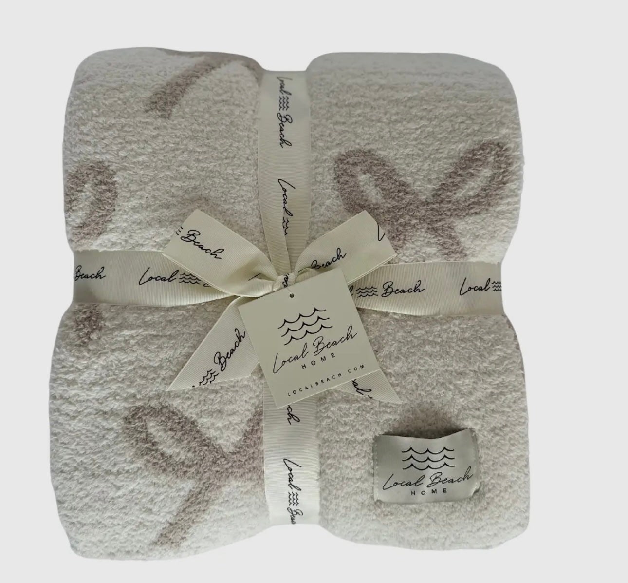 Luxe Bow Throw Blanket