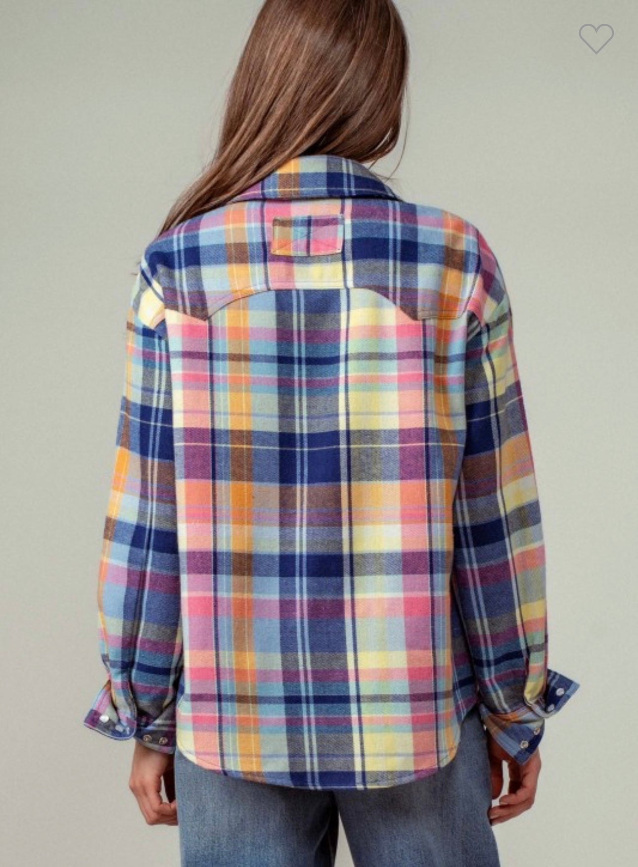 Multicolor Flannel Shacket