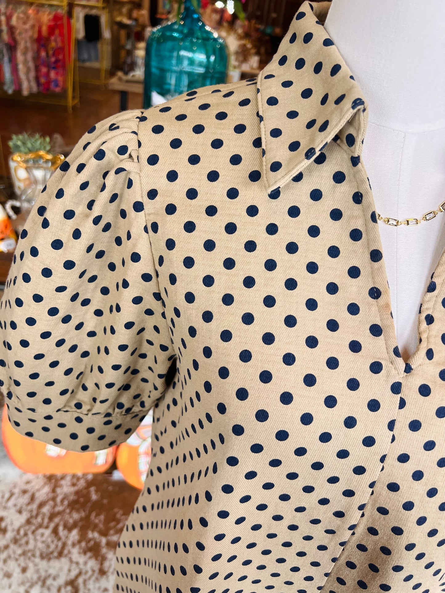 Latte' Dottie Dress