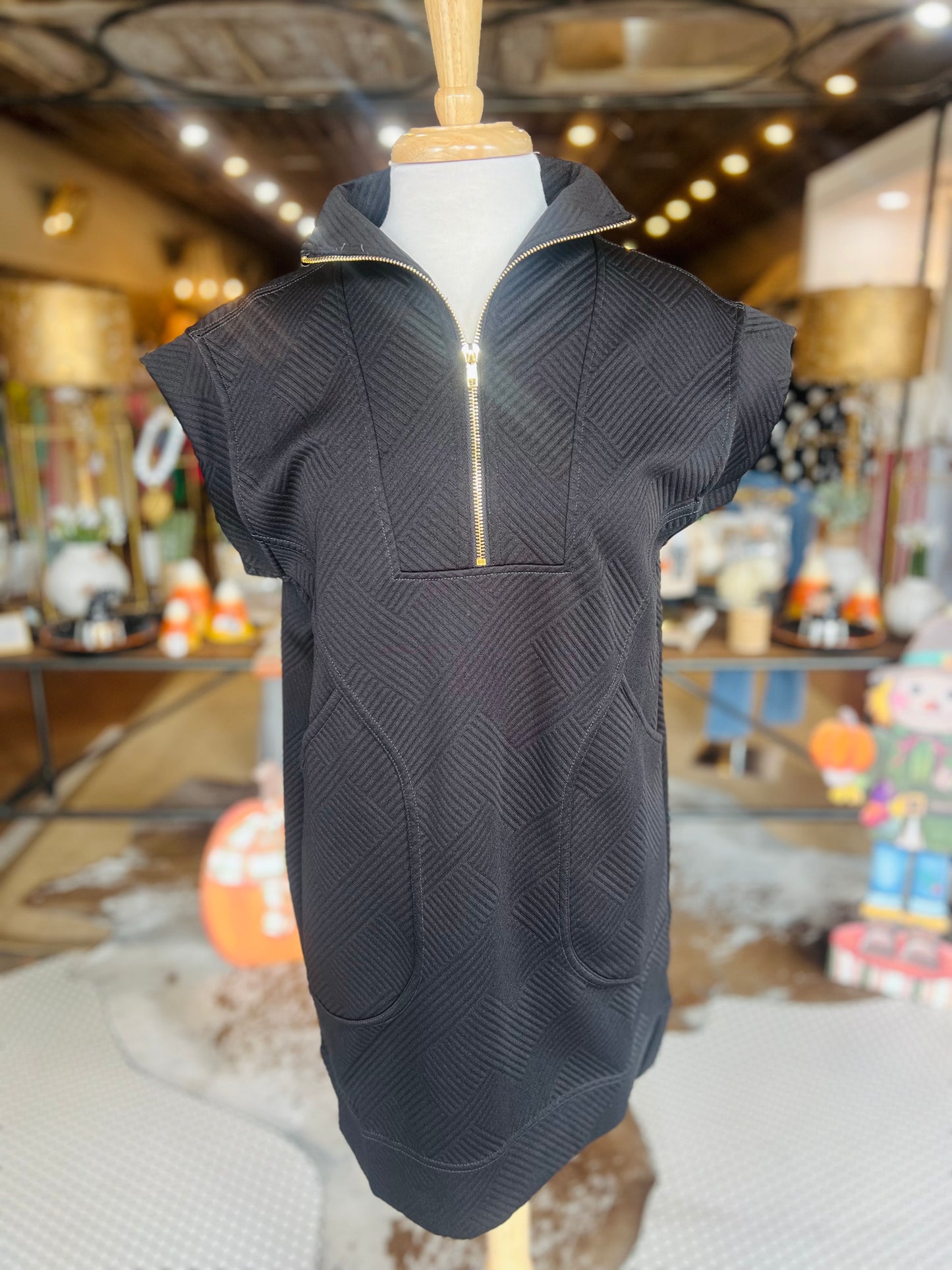 Knit Jacquard Mini Dress