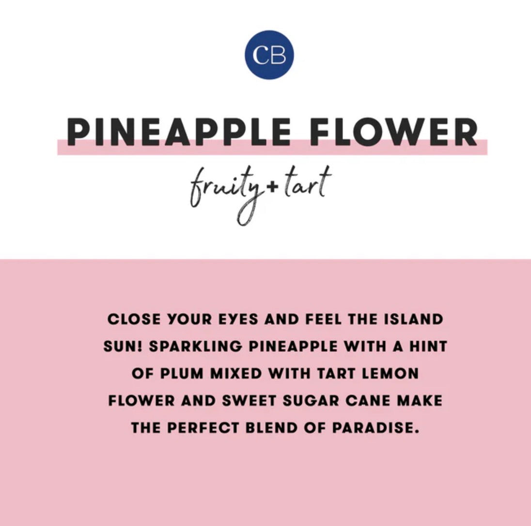 Pineapple Flower Pattern Play Travel Tin