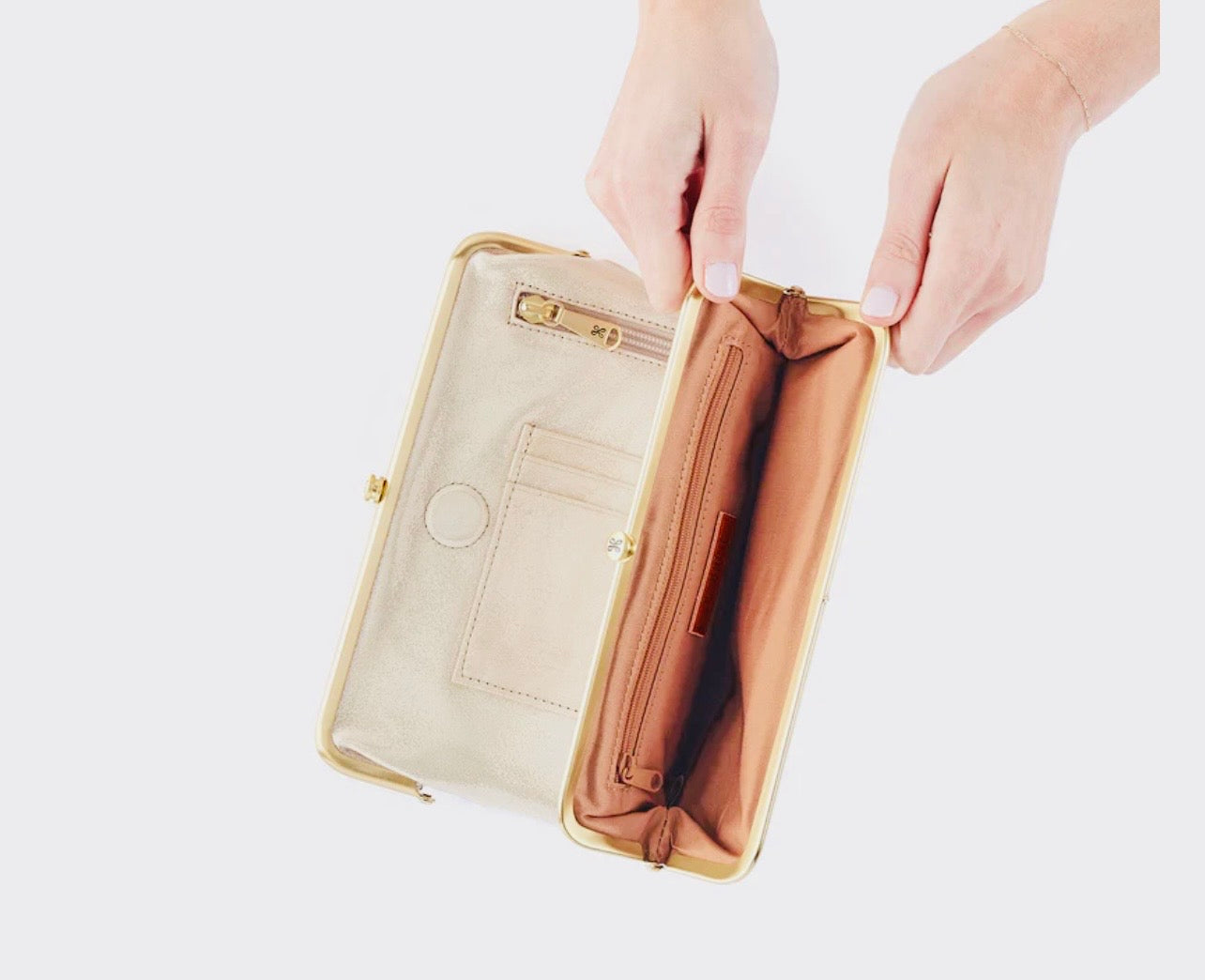 Lauren Metallic Wallet