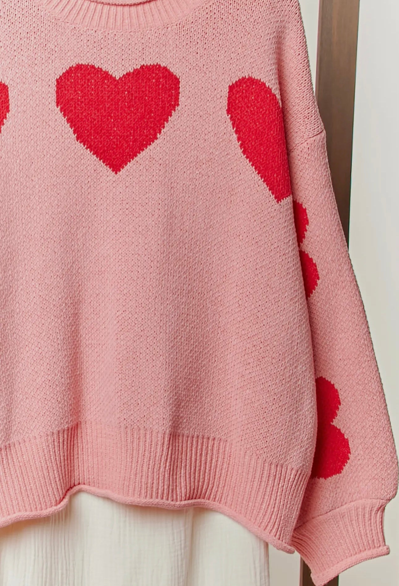Hearts All Around Sweater