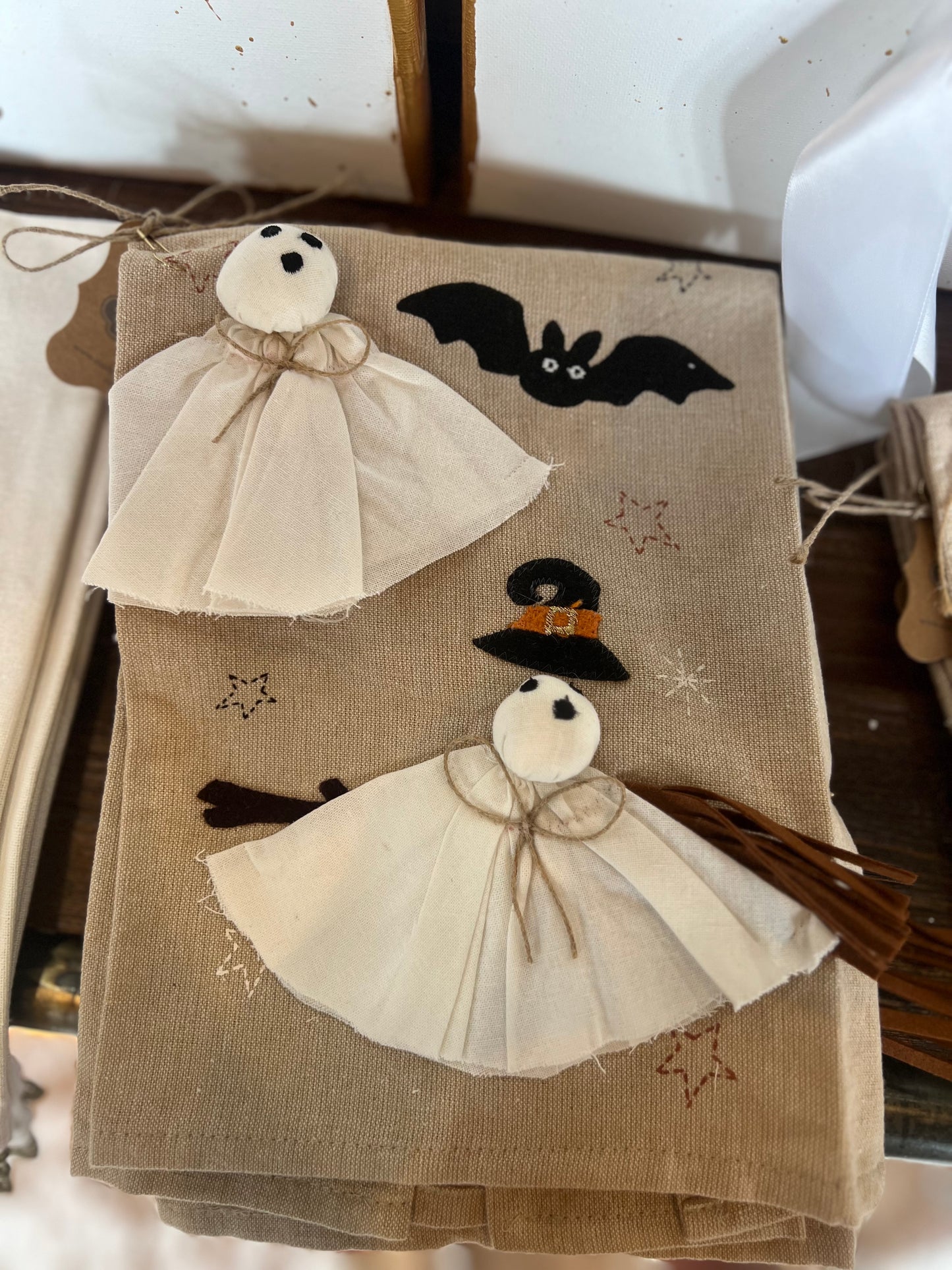 Ghost Applique Towel