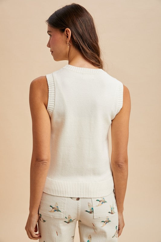 Mallard Sleeveless Sweater