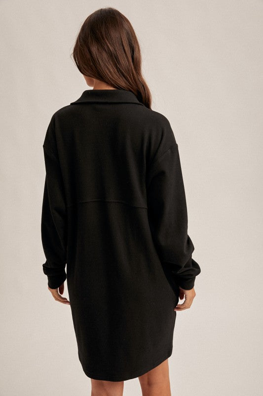 Brushed Jersey Sweatshirt Dress