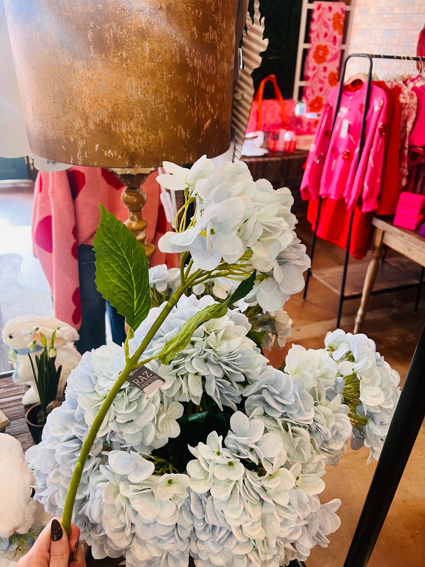 19" Real Touch Hydrangea