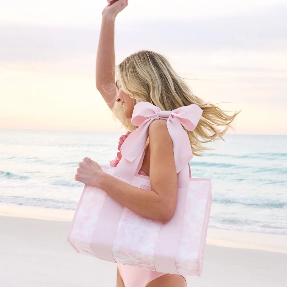 Afternoon Rosé Bow Jelly Tote