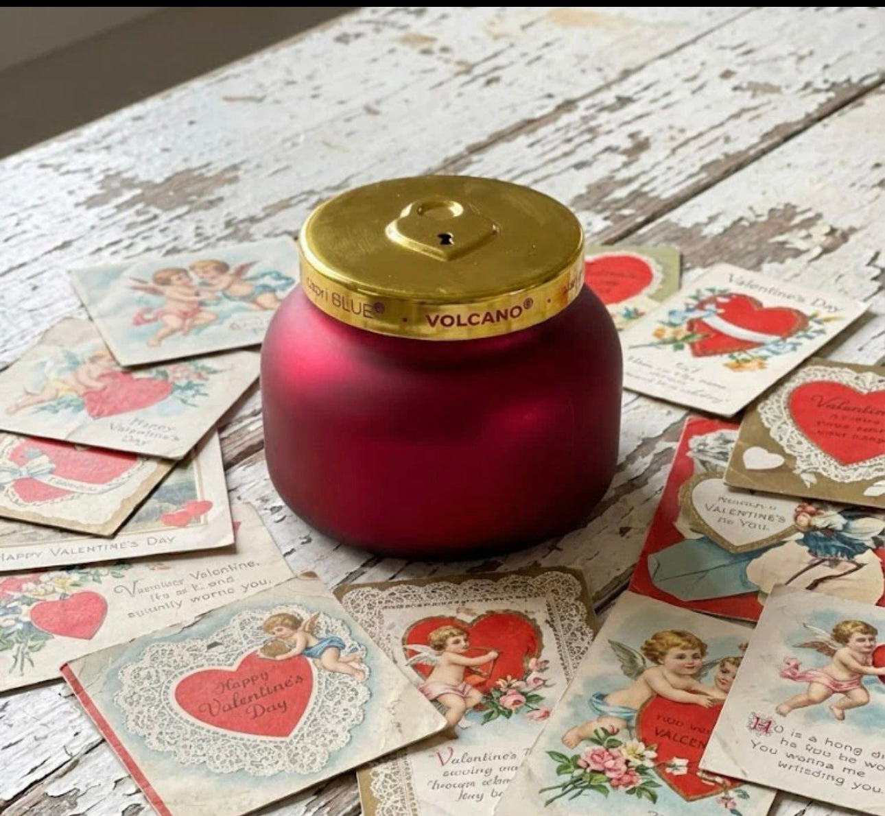 Volcano Valentine Jar