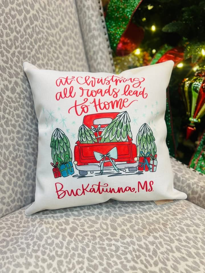 All Roads Lead Home Pillow