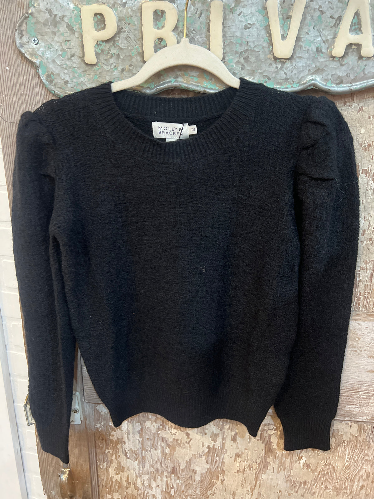 Tween Puff Sleeve Sweater