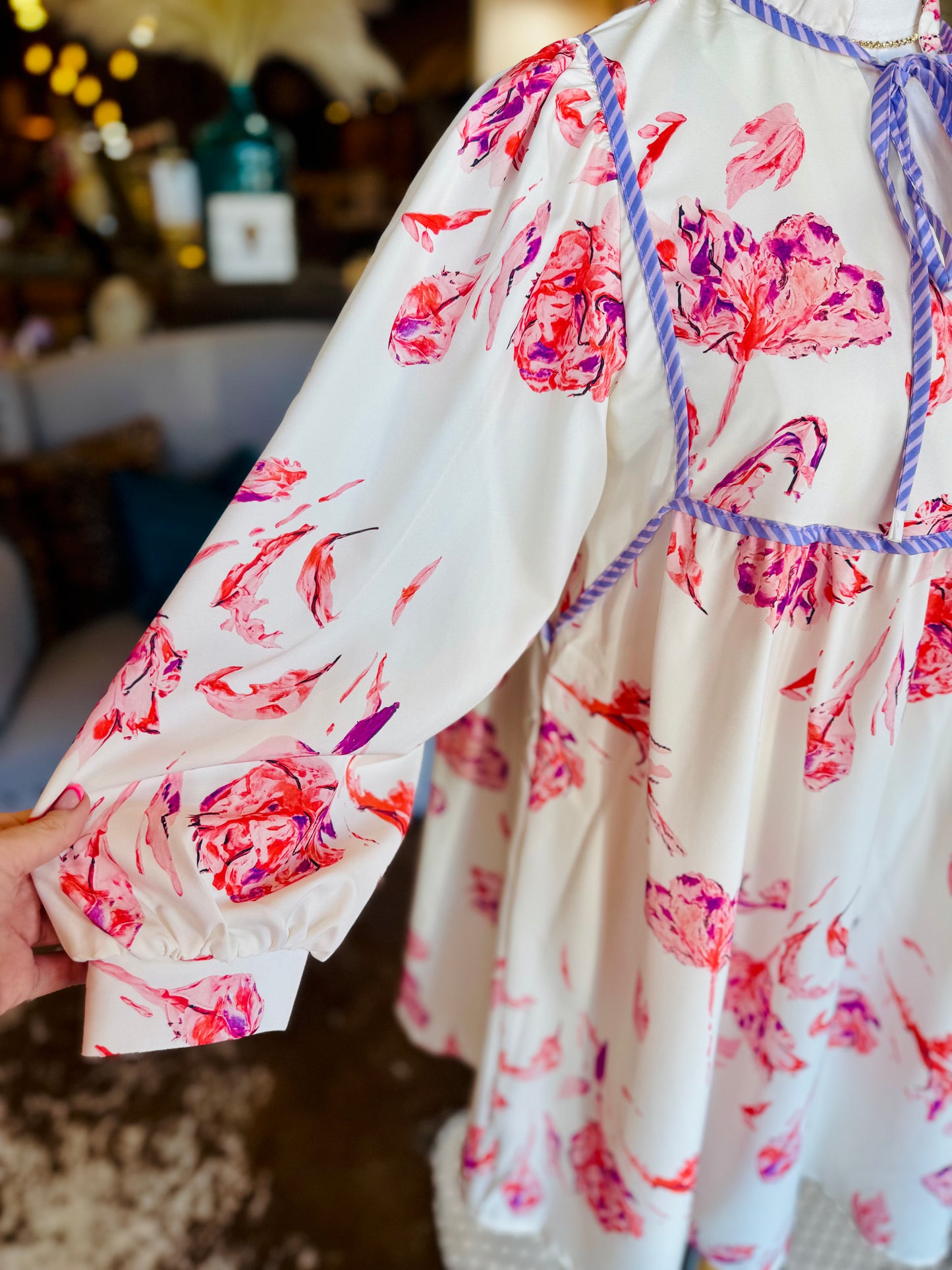 Watercolor Floral Dress