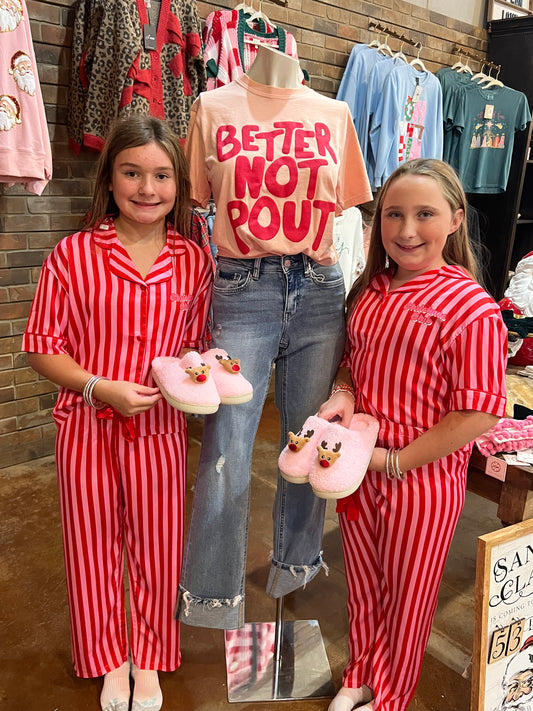 Christmas Club Satin PJ Set