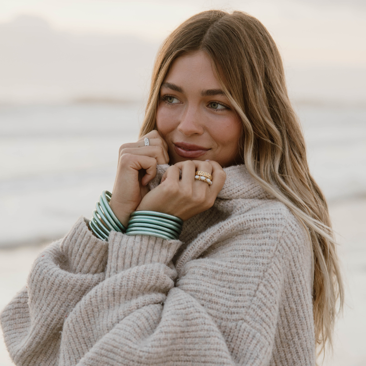 Mint All Weather Bangles