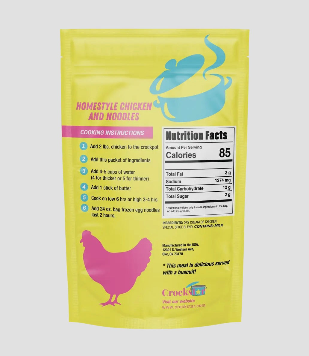 Crockstar Homestyle Chicken & Noodles