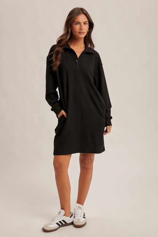 Brushed Jersey Sweatshirt Dress