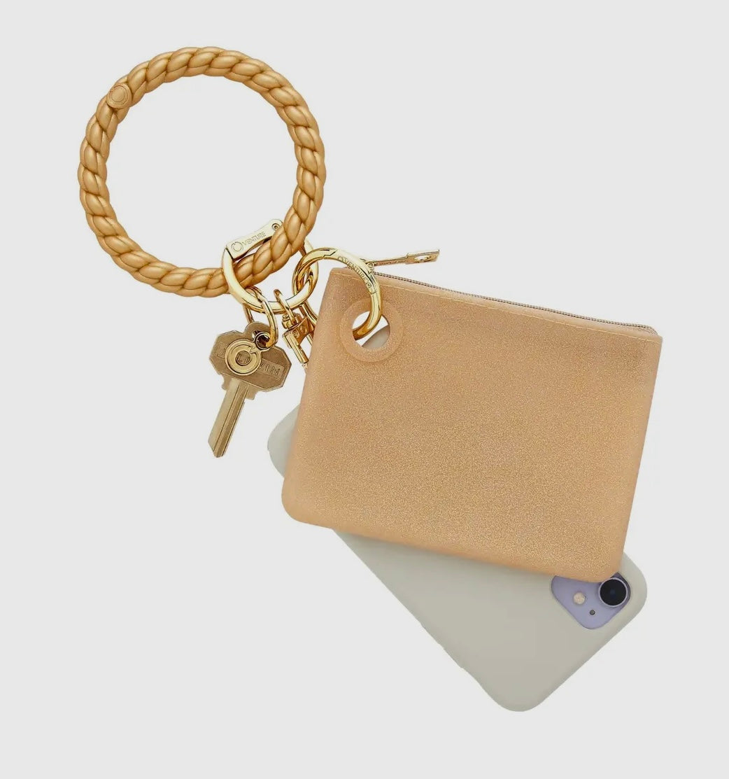 Big O® Key Ring -Gold Braided