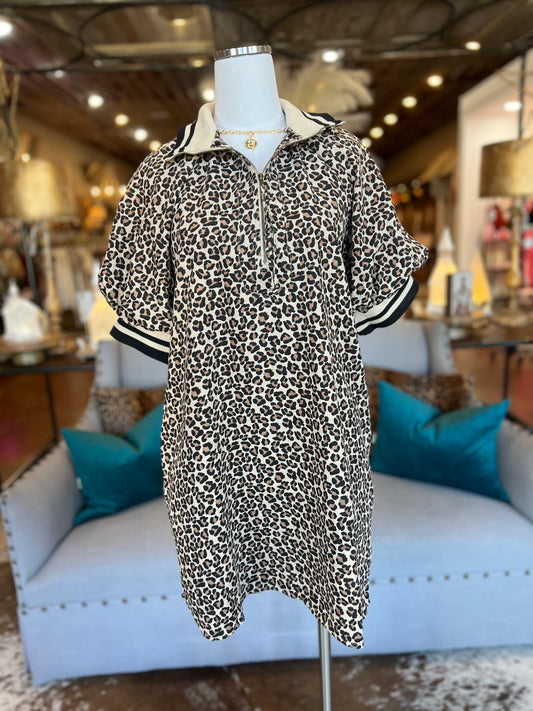 Leopard Mini Dress