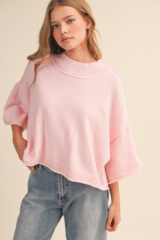 Marled Knit Sweater