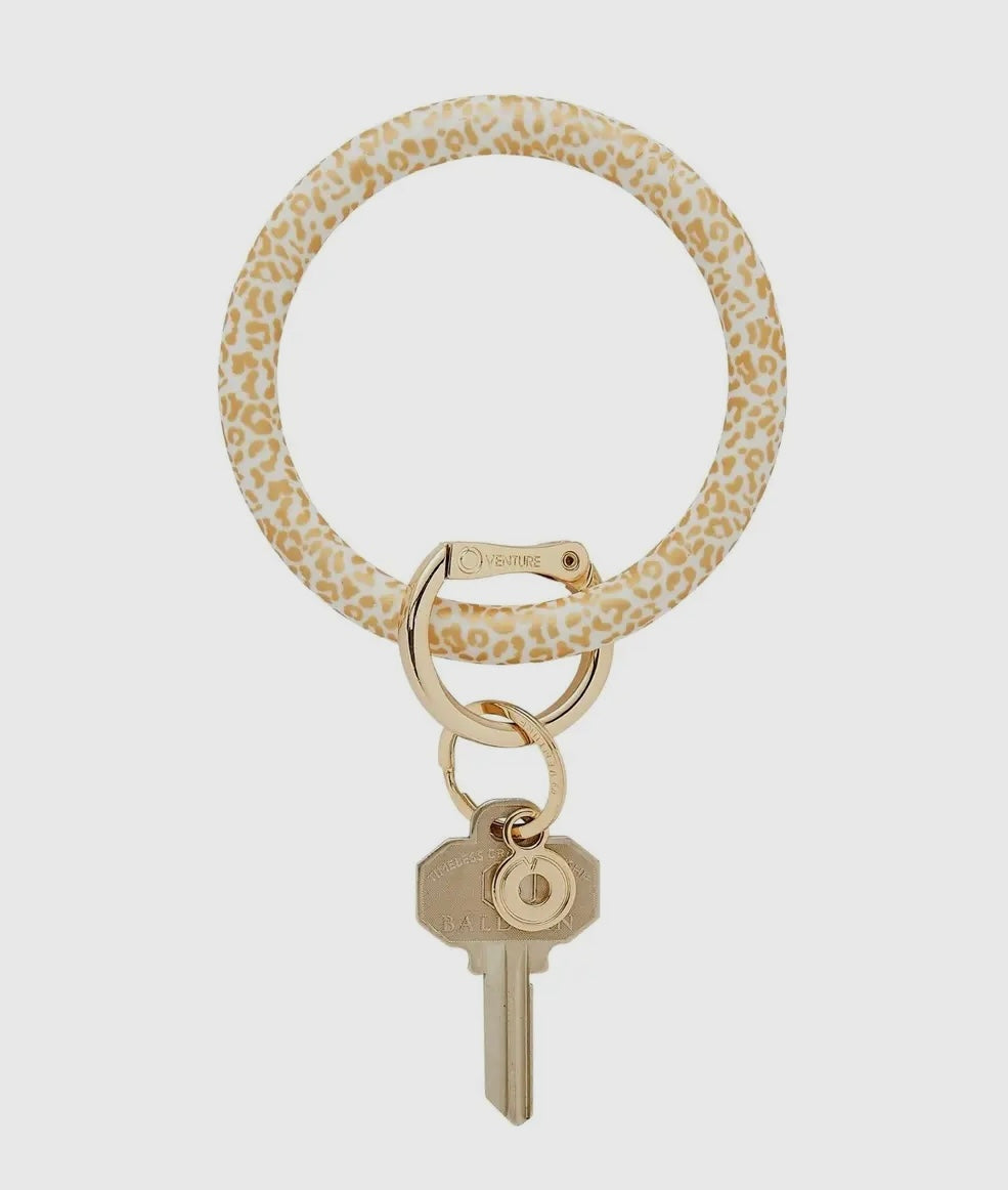 Big O® Key Ring - Gold Rush Cheetah