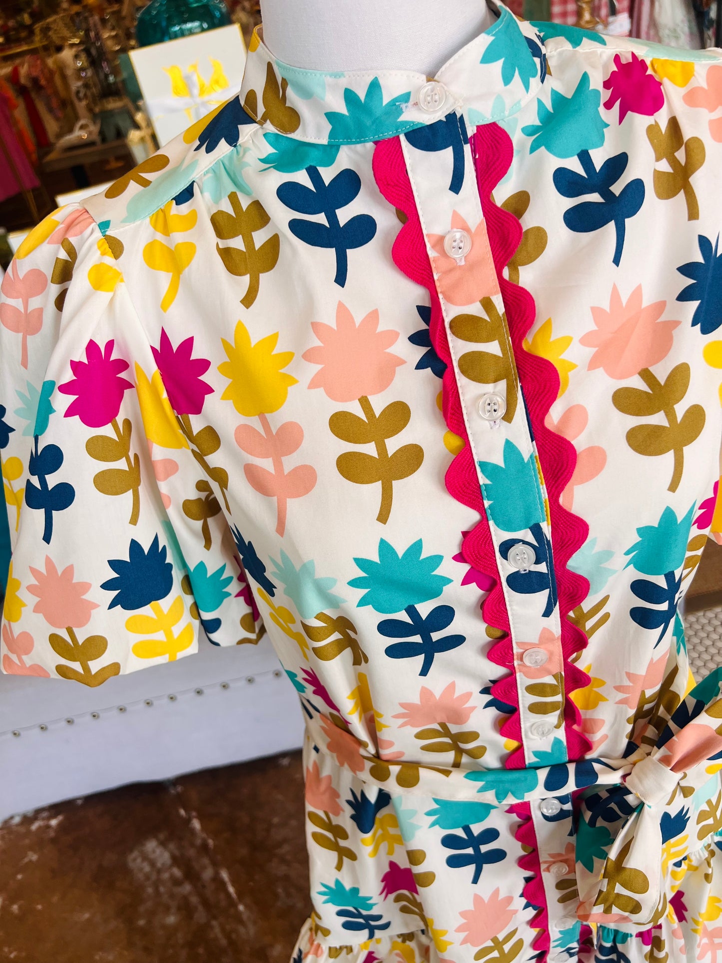 Tulips in a Row Dress