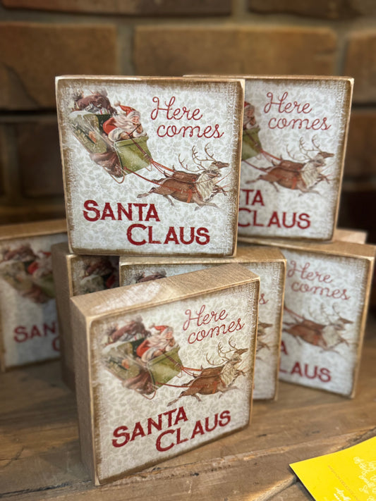 Here Comes Santa block