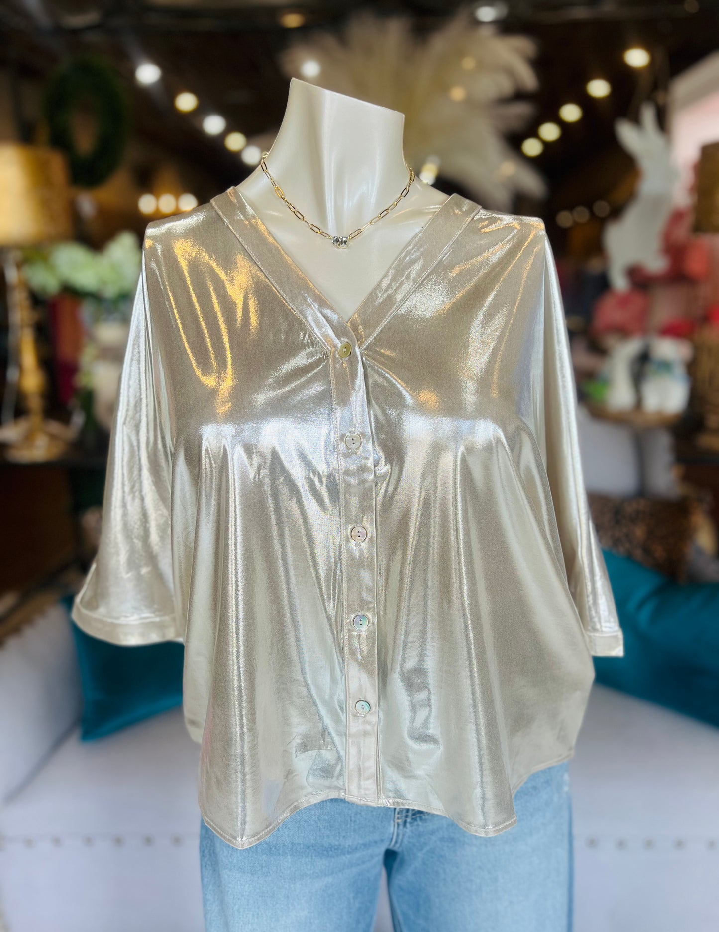 Champagne Wishes Top