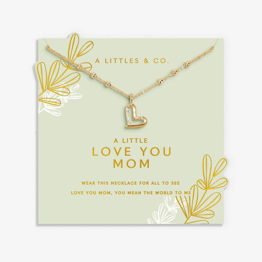 Love You Mom necklace