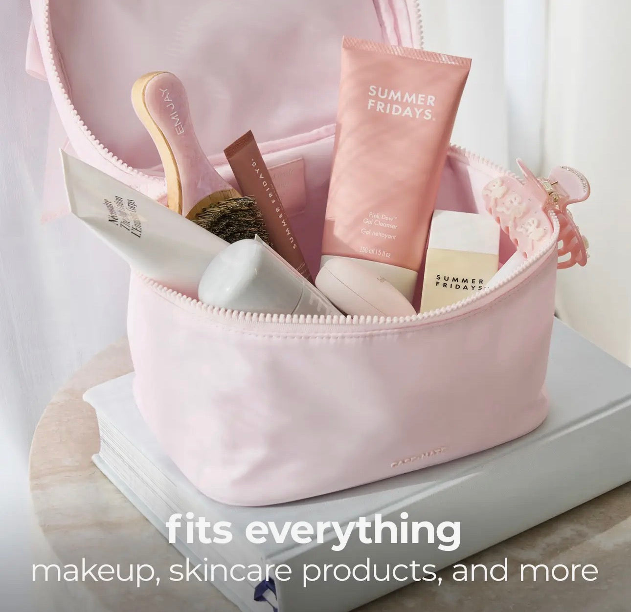 Ballet Pink Makeup Train Case