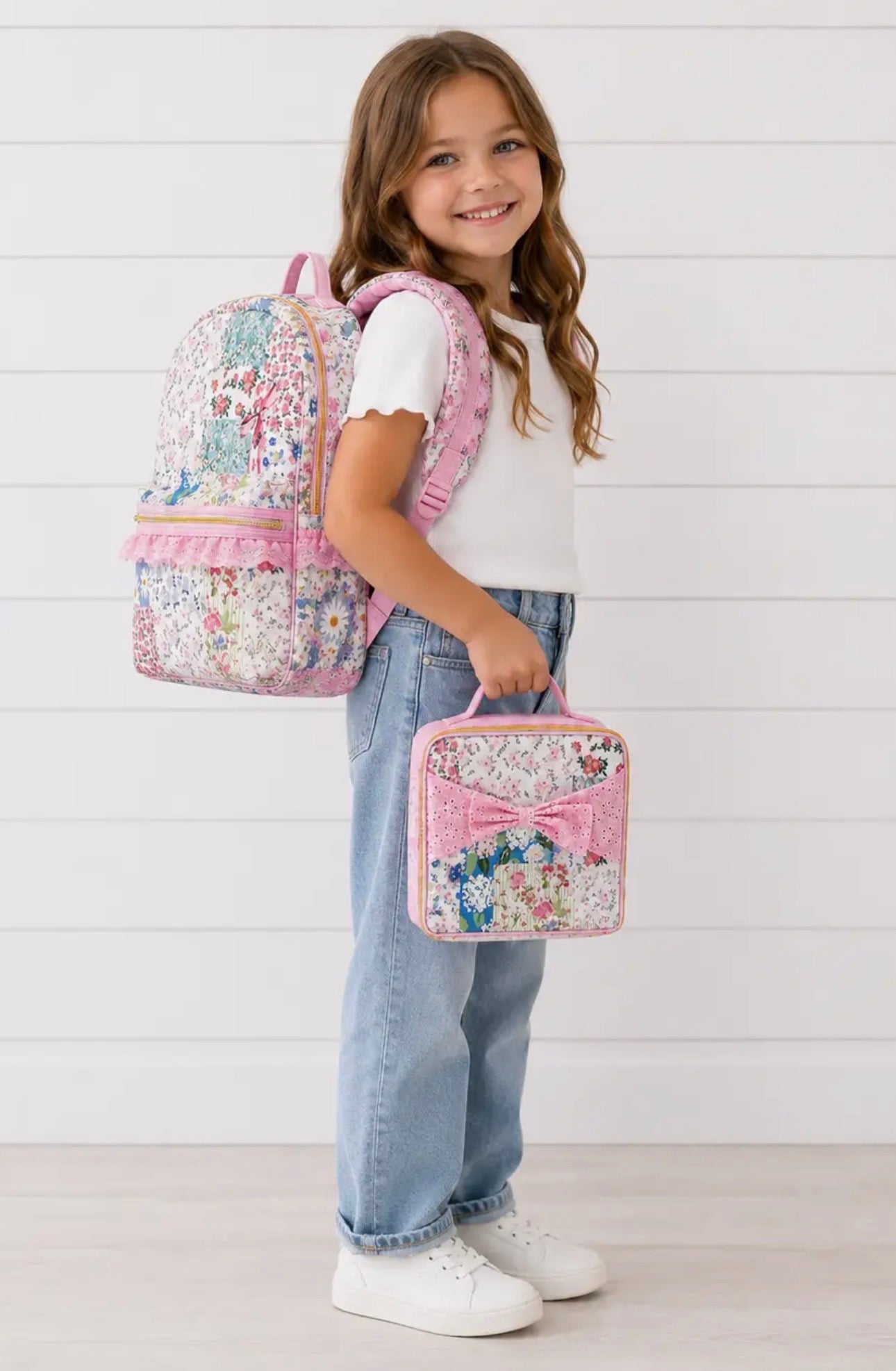 Bree Backpack- Bluebell Patchwork