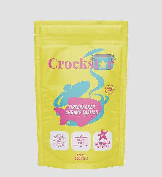 Crockstar Firecracker Shrimp Fajitas