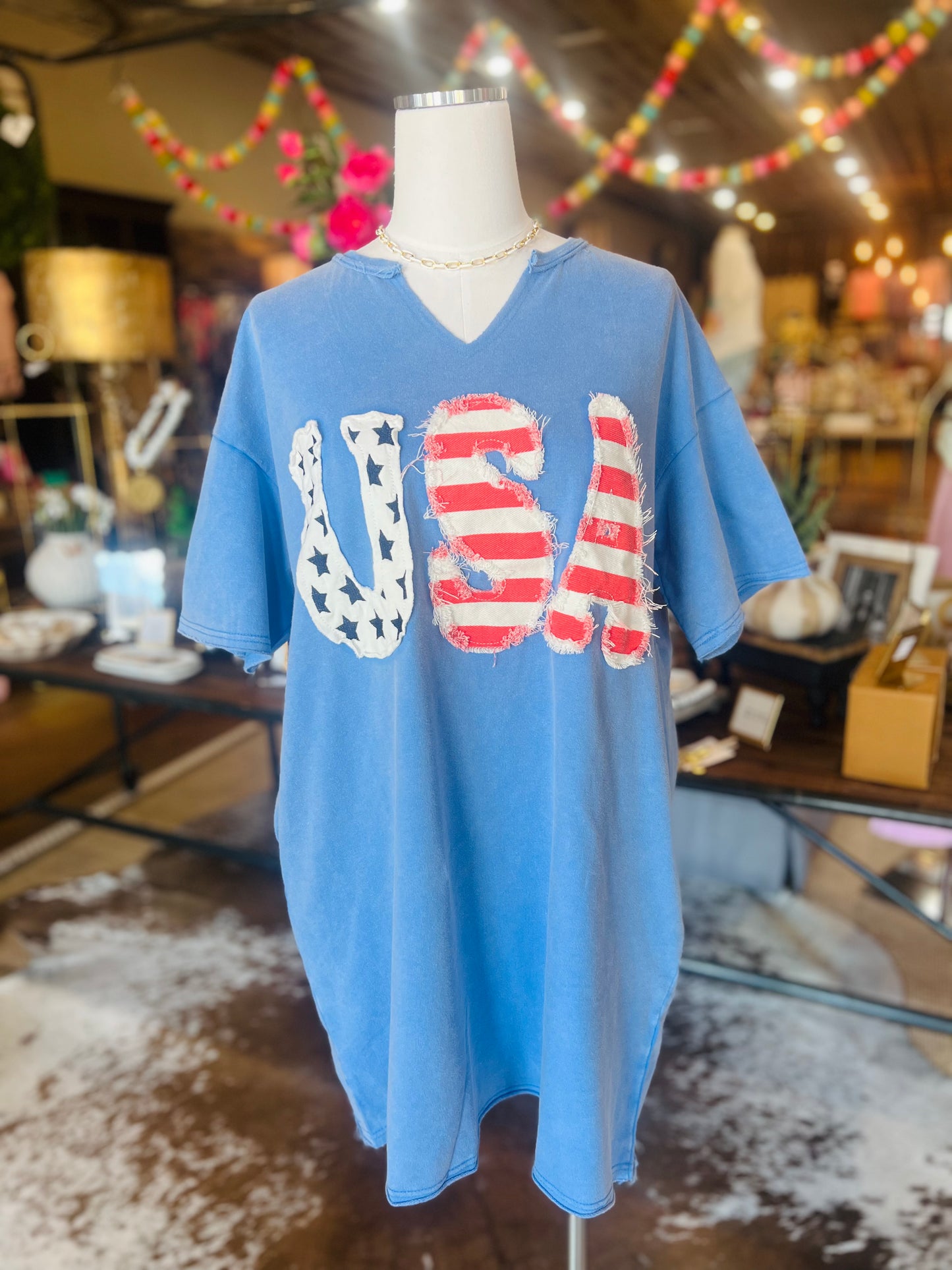 USA Patch Graphic Dress