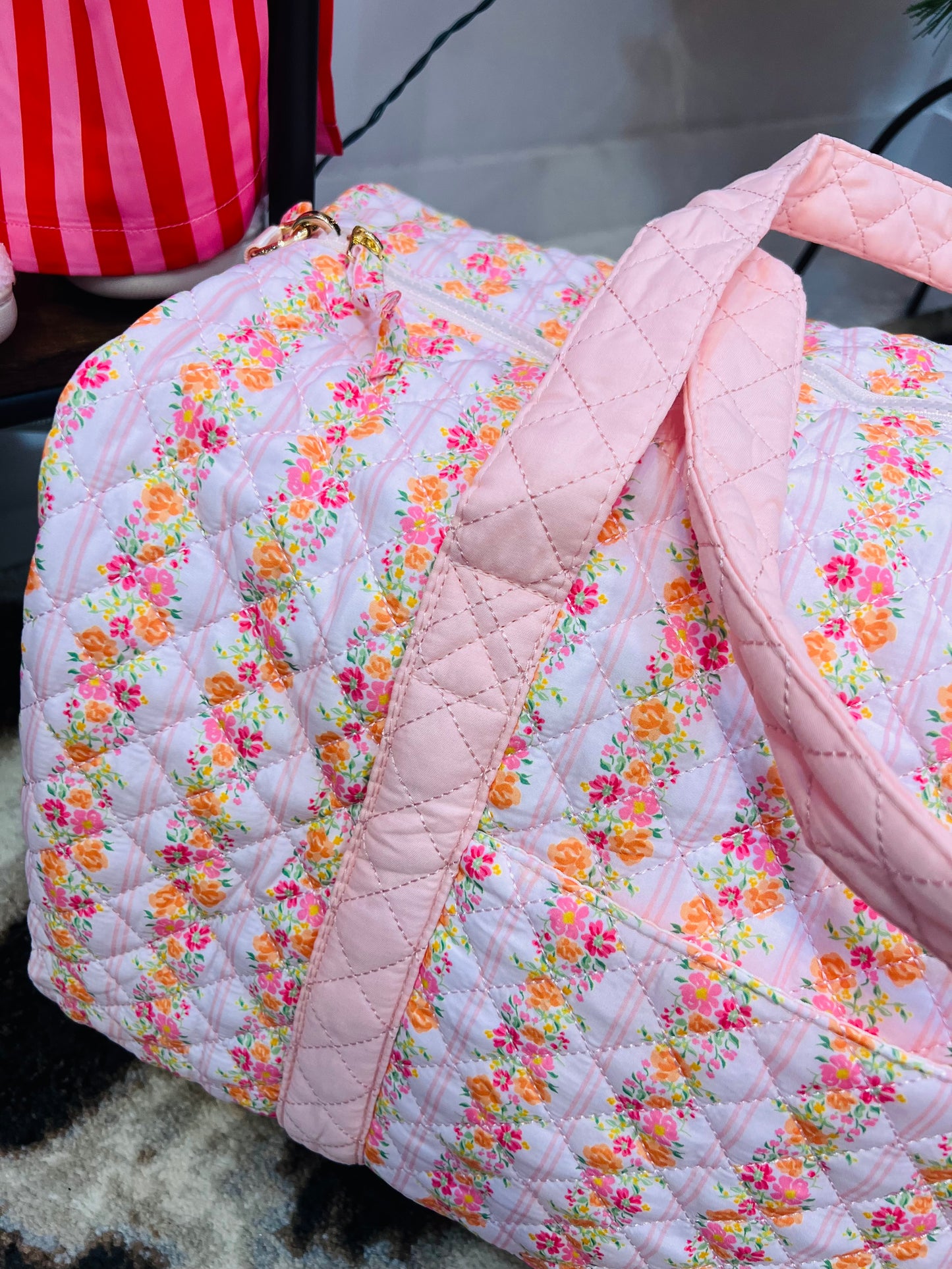 On the Go Quilted Weekender