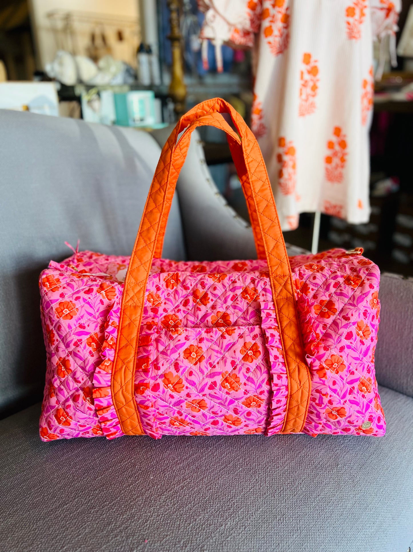 On the Go Quilted Weekender
