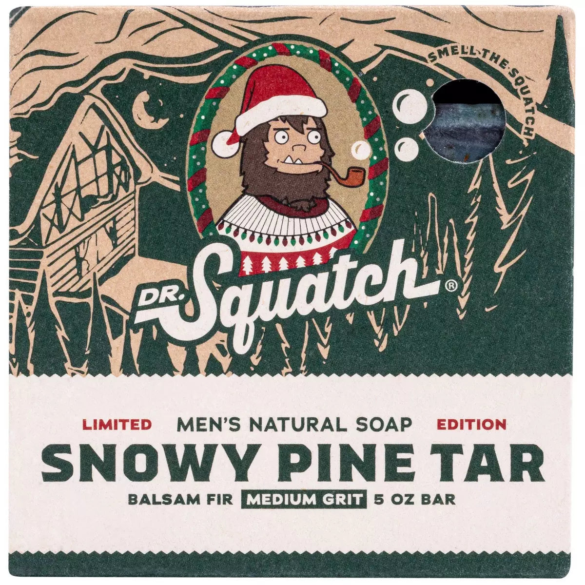 Snowy Pine Tar Bar Soap