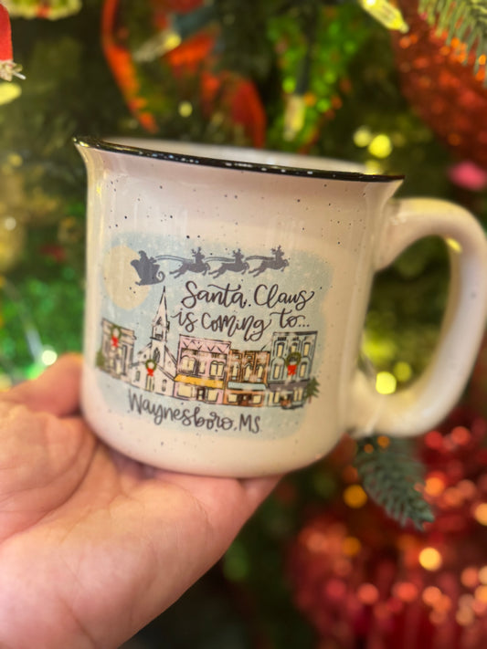 Santa's Coming to Waynesboro Mug