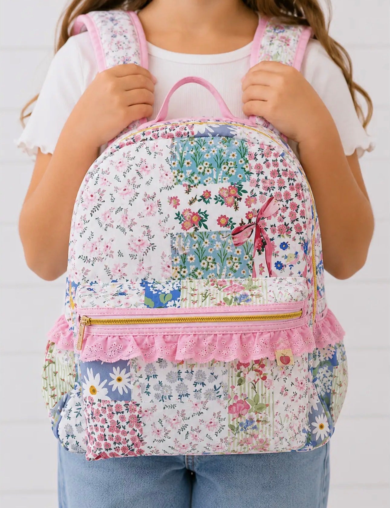 Bree Backpack- Bluebell Patchwork