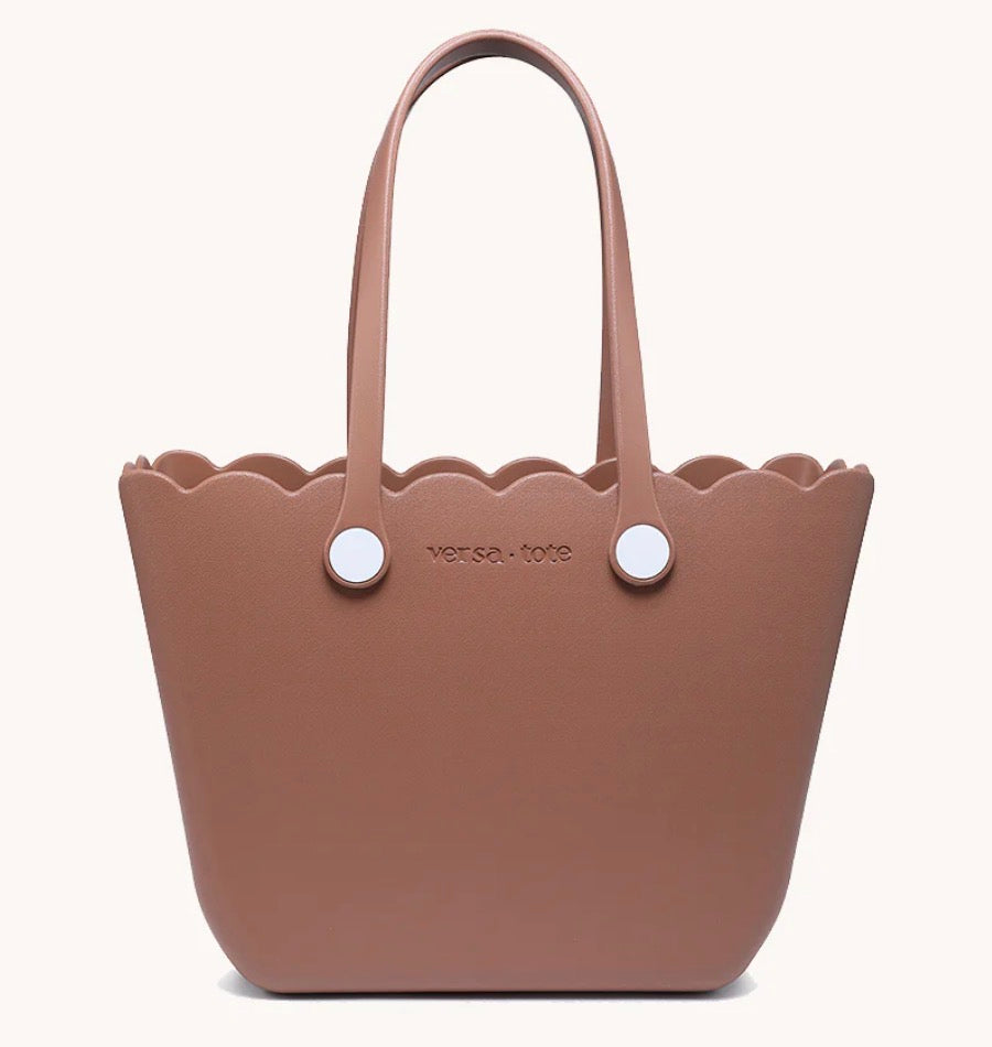 Rose Scalloped Versa Tote