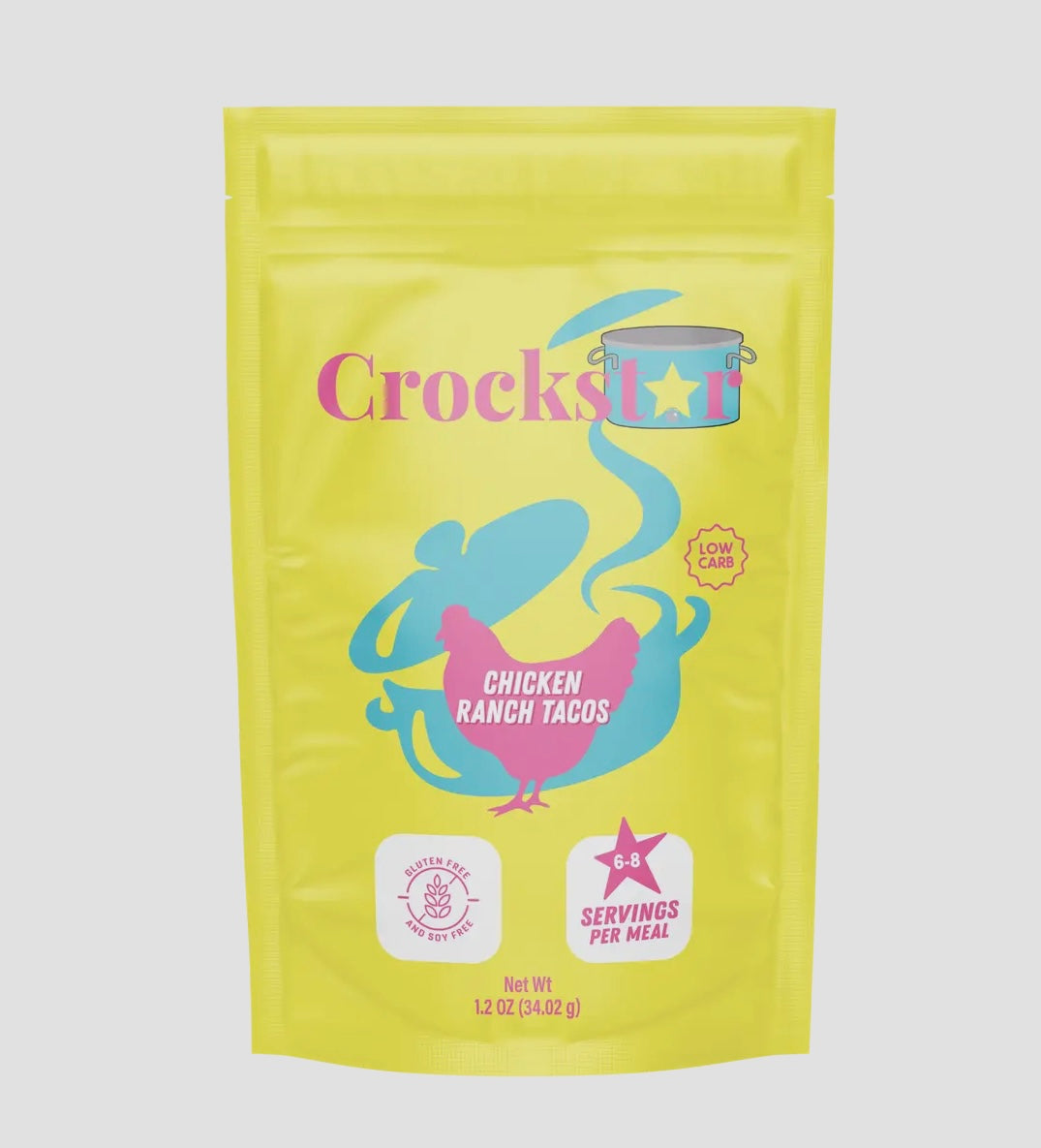 Crockstar Chicken Ranch Tacos