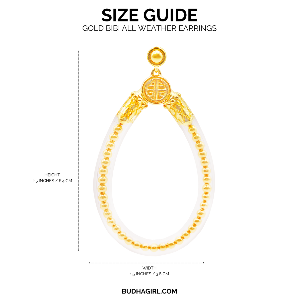 Gold BIBI All Weather Earrings