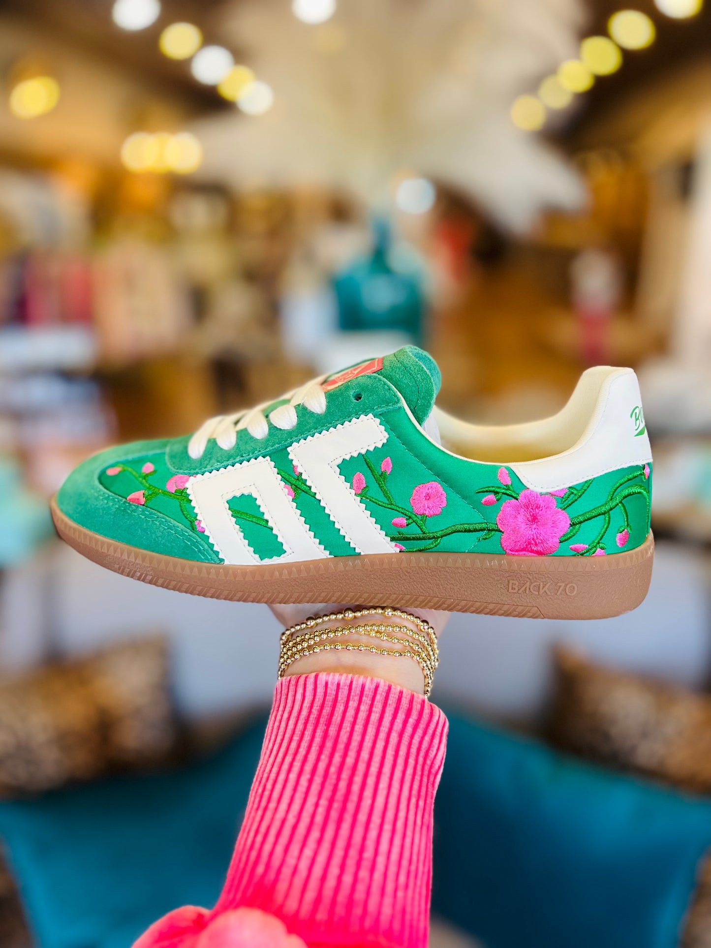 Ghost Floral Green