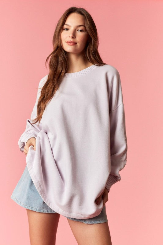 Mineral Washed Terry Tunic