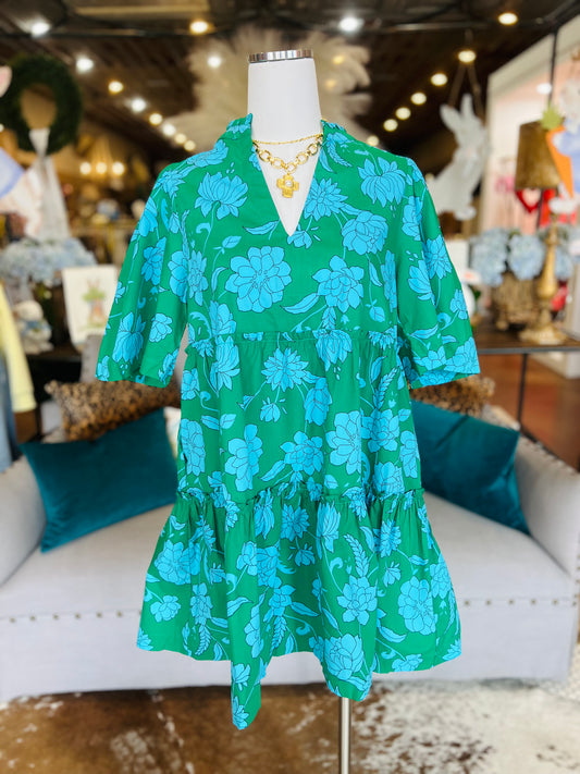 Waterlily Floral Dress