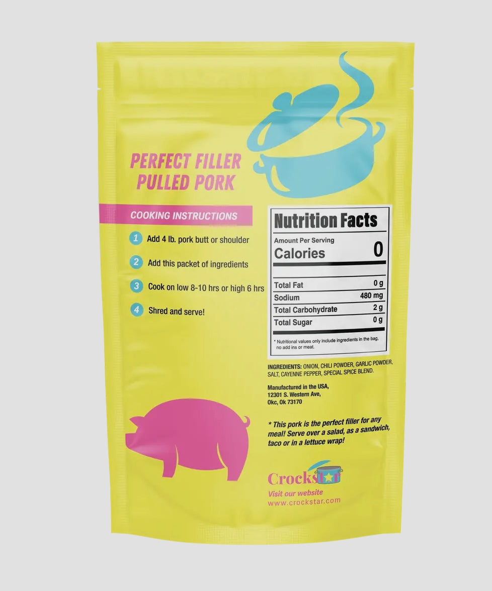 Crockstar Perfect Filler Pulled Pork