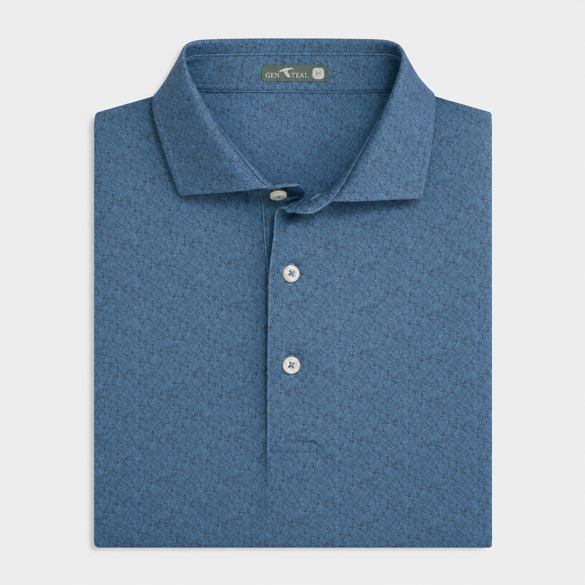 Crosscut Printed Performance Polo